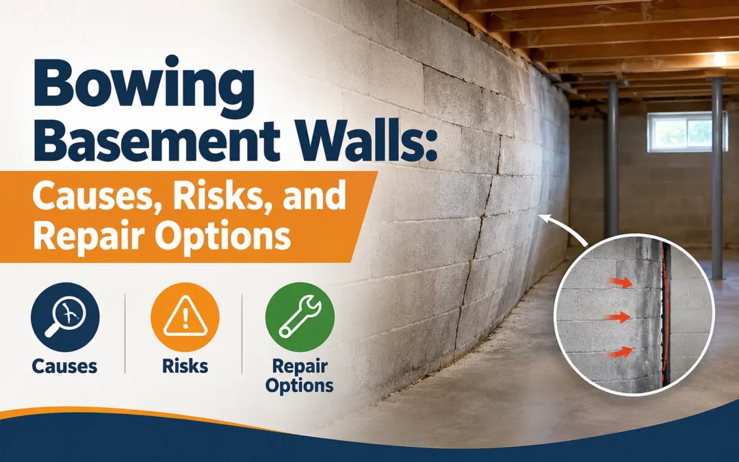 Bowing Basement Walls: Causes, Risks, and Repair