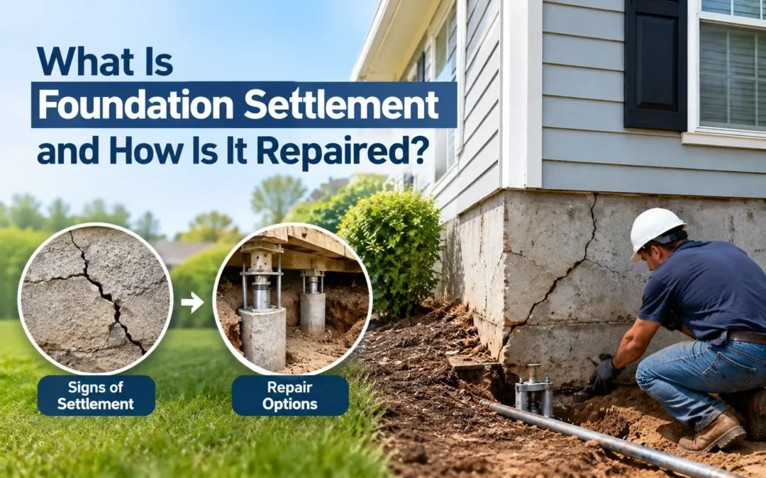 What Is Foundation Settlement and How Is It Repaired?