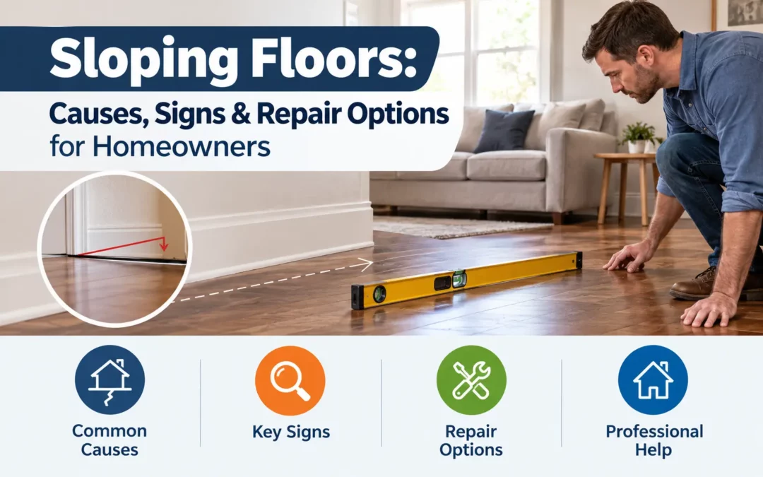 Sloping Floors: Causes, Signs & Repair